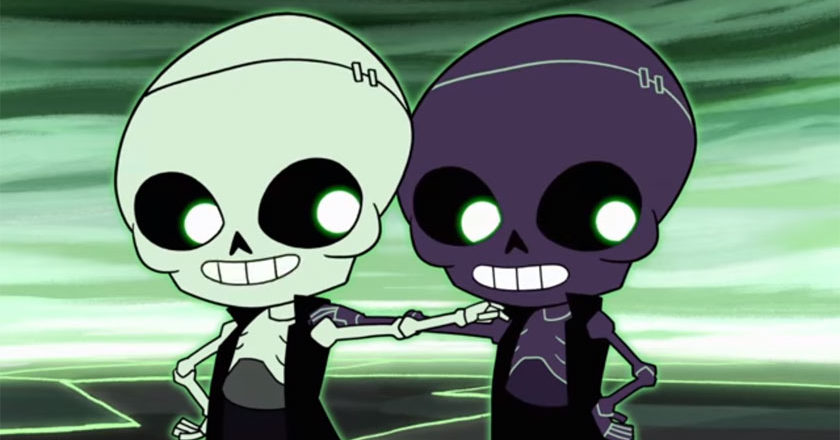 The skeleton brothers from Victor and Valentino