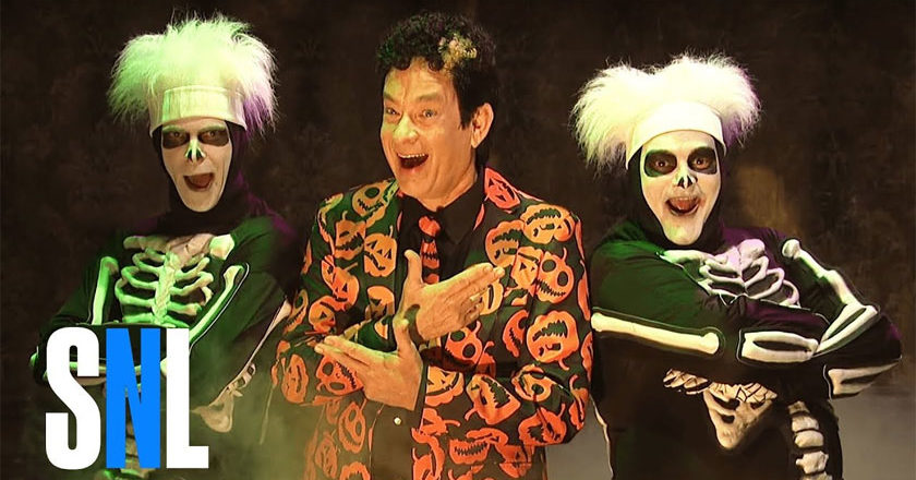 David S Pumpkins and his Skeletons