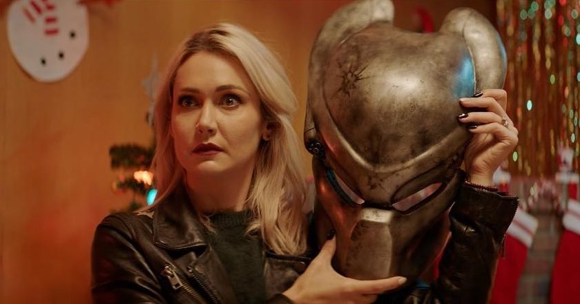 Nerdist's Jessica Chobot holds the Predator mask in new holiday party short from Nerdist