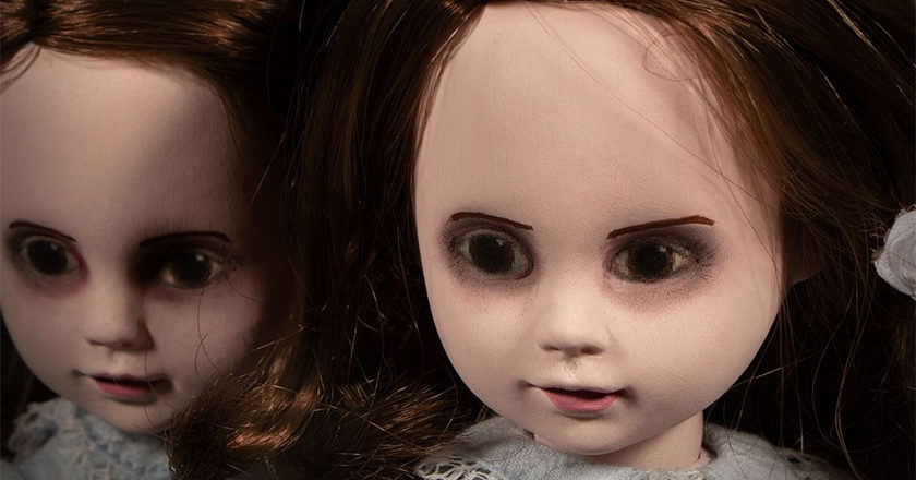 The Grady Twins Living Dead Dolls closeup