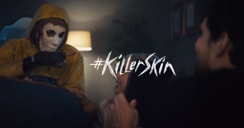 Final scene in the #KillerSkin ad