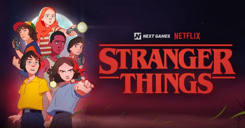 Stranger Things Mobile Game key art