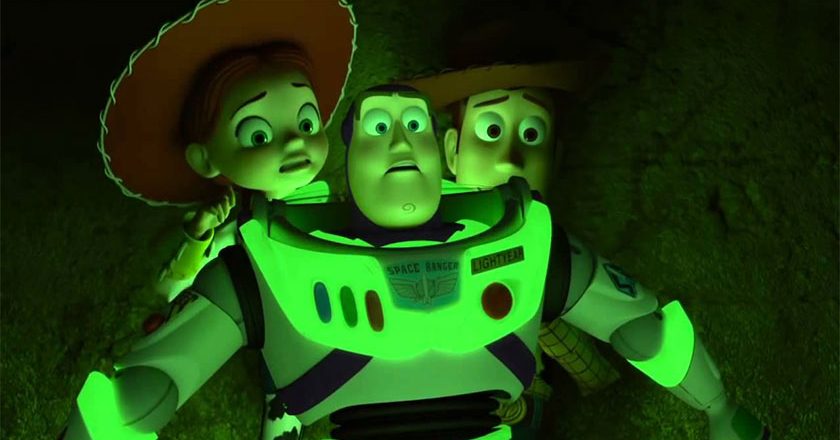 Jessie, Buzz, and Woody from Toy Story of Terror