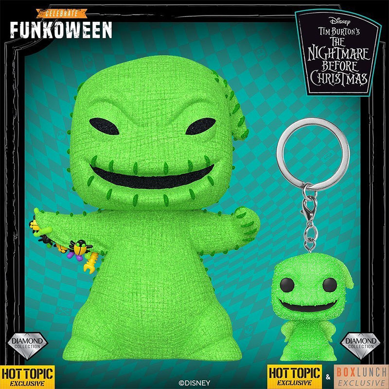 oogie boogie plush keychain