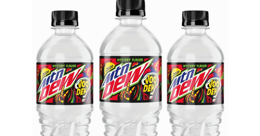 Three bottles of Mountain Dew VooDew 2