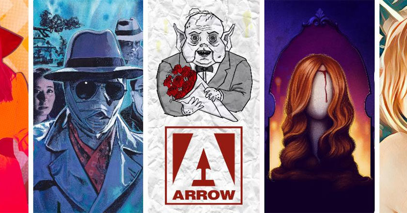 Key art for ARROW's March 2021 streaming lineup