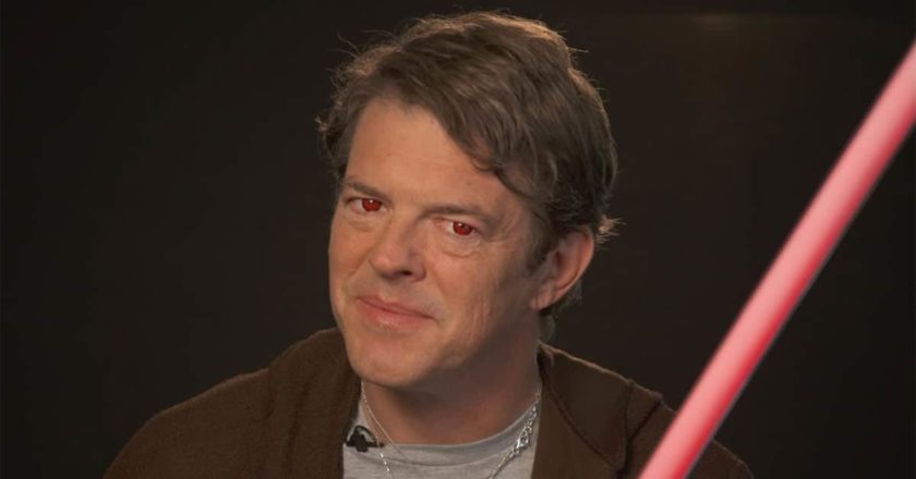 Jason Blum dressed as a Jedi in his Blumfest 2021 announcement video