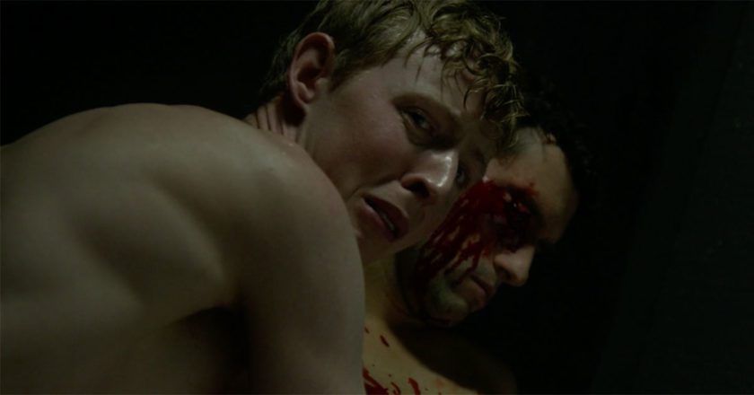 Still from the gay horror short, Steam