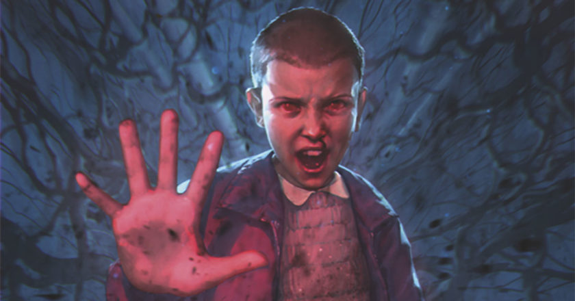 The Eleven card artwork from Secret Lair: Stranger Things