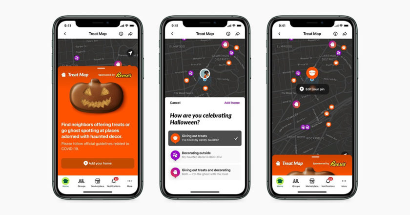 Nextdoor's Halloween Treat Map