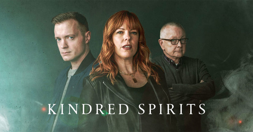 The ‘’Kindred Spirits” team – Paranormal investigators Adam Berry, Amy Bruni and psychic medium Chip Coffey.