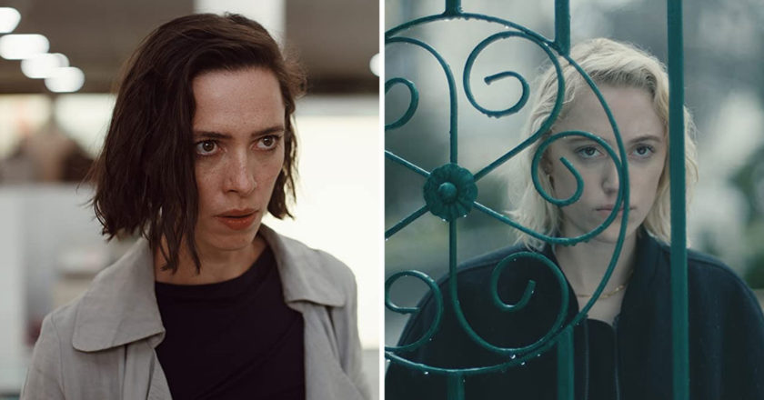 Rebecca Hall in "Resurrection" and Maika Monroe in "Watcher"