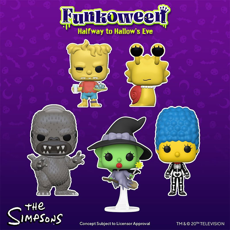 Funkoween 2022: New The Simpsons Treehouse Of Horror Pop! Figures | All ...