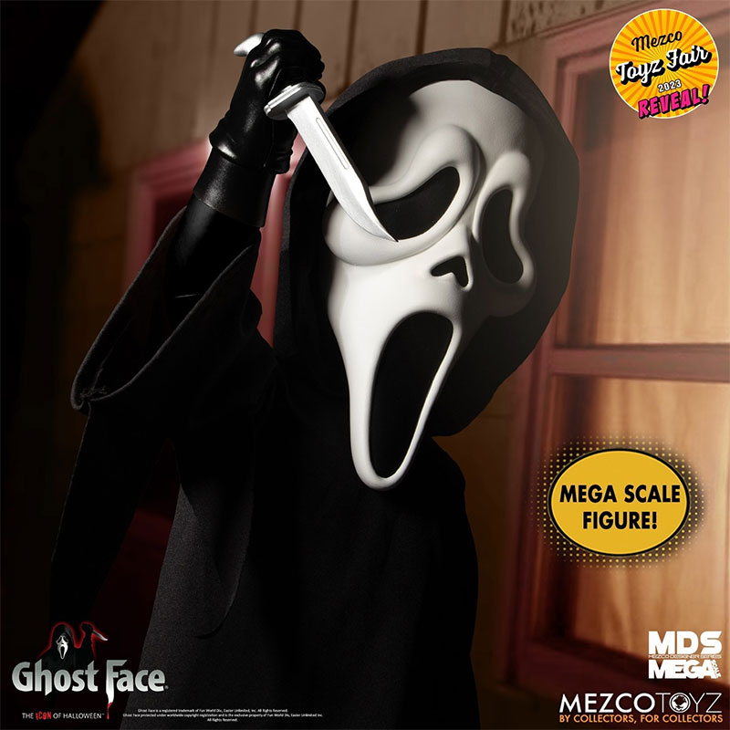 Mezco Toyz Unveils MDS Mega Scale Ghost Face | All Hallows Geek