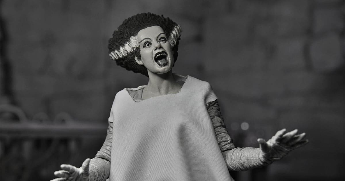 NECA Announces PreOrders For Its Black and White Bride of Frankenstein