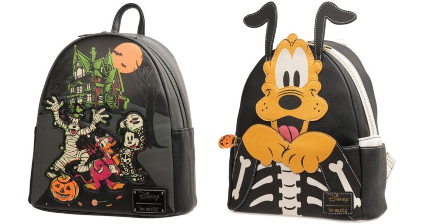 Entertainment Earth Exclusive Loungefly Disney Halloween mini-backpacks