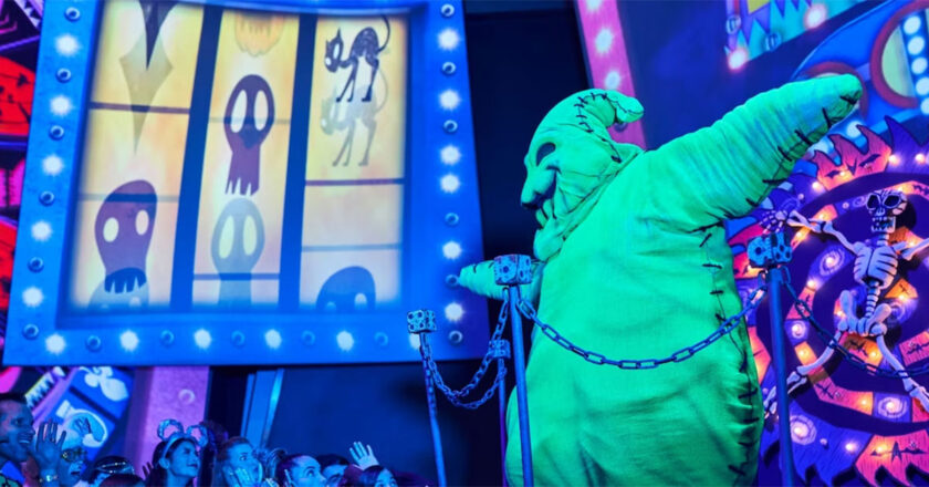 Oogie Boogie during Oogie Boogie Bash at Disney California Adventure