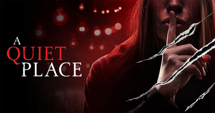 A Quiet Place haunted house key art