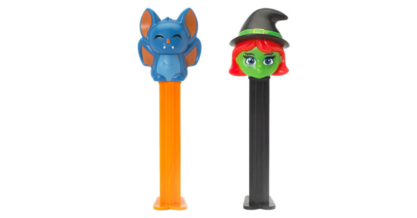 Bat and Green Witch PEZ dispensers