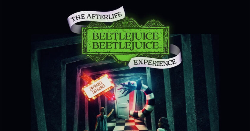 Beetlejuice Beetlejuice: The Afterlife Experience key art