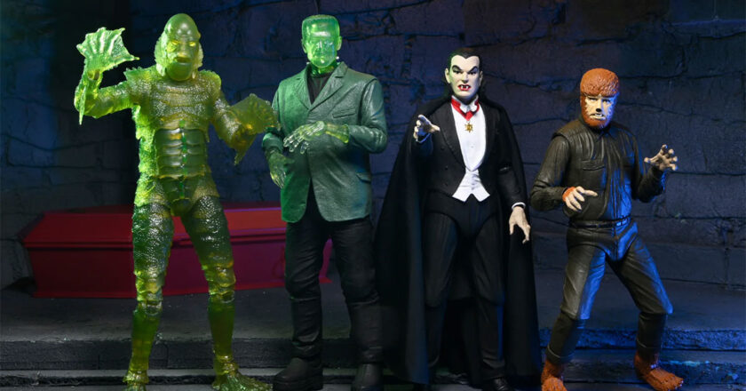 NECA's Universal Monsters Crypt Club set