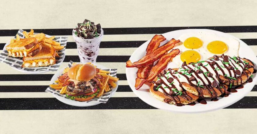 Denny's x Beetlejuice Beetlejuice menu items