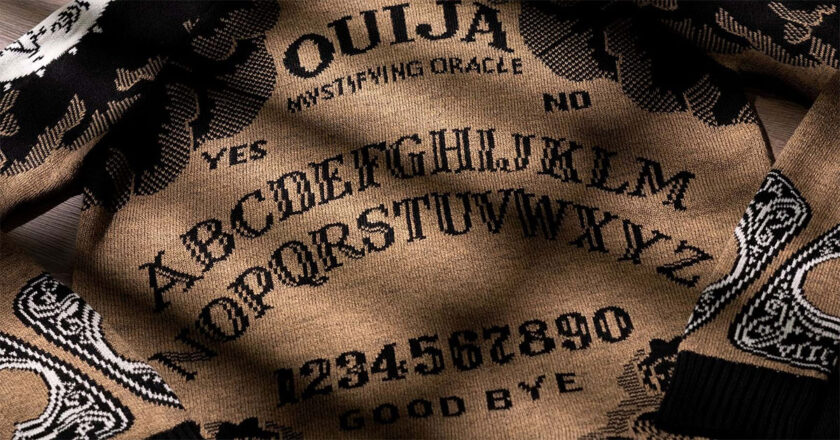 Ouija Board Adult Halloween Sweater