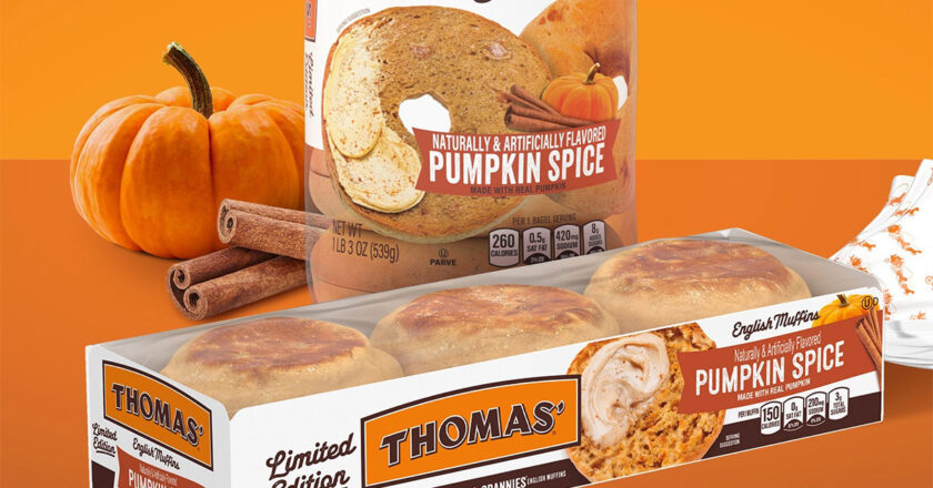 Thomas' Pumpkin Spice English Muffins and Bagels