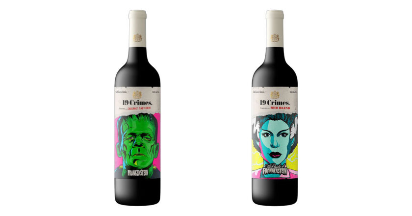 19 Crimes Frankenstein Cabernet and The Bride of Frankenstein Red Blend