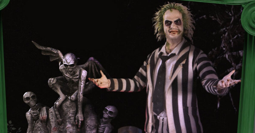 One:12 Collective Beetlejuice with tombstone