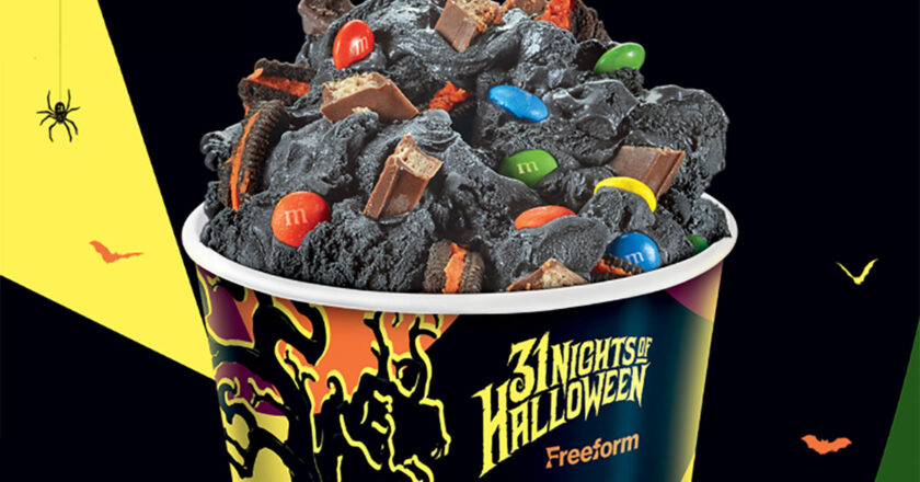 Cold Stone Trick or Treat Creation in a 31 Nights of Halloween cup