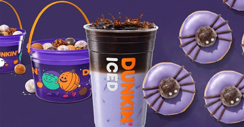 Potion Macchiato, a revamped Spider Specialty Donut, and a Halloween MUNCHKINS Bucket