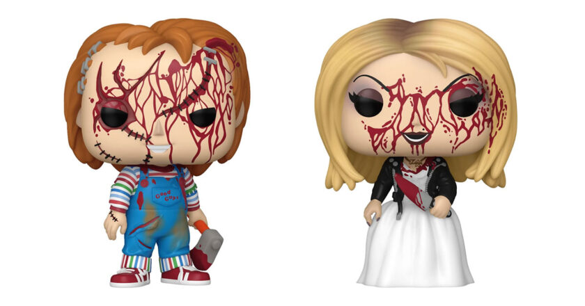 Bloody Chucky and Tiffany Funko Pop! figures