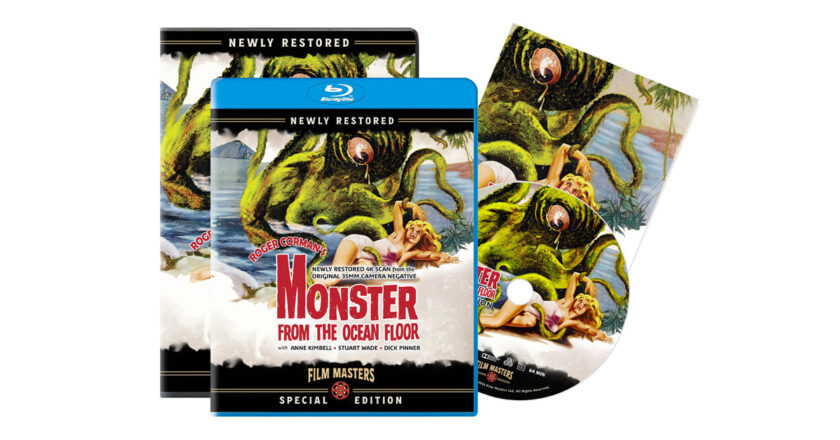 Film Masters Monsters from the Ocean Floor Blu-ray and DVD