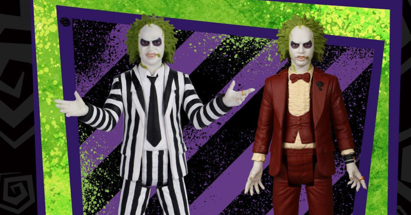 Mezco Toyz's 5 Points Beetlejuice figure set