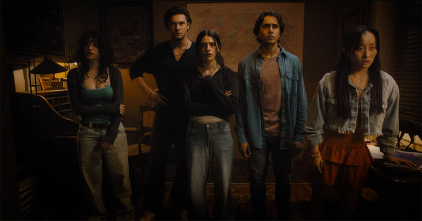 Odessa A'zion, Belmont Cameli, Ella Rubin, Michael Cimino, and Ji-young Yoo in "Until Dawn."