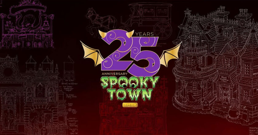 Lemax Spooky Town 25th Anniversary logo